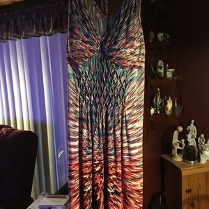 Colorful Flowing Dress - Size XL